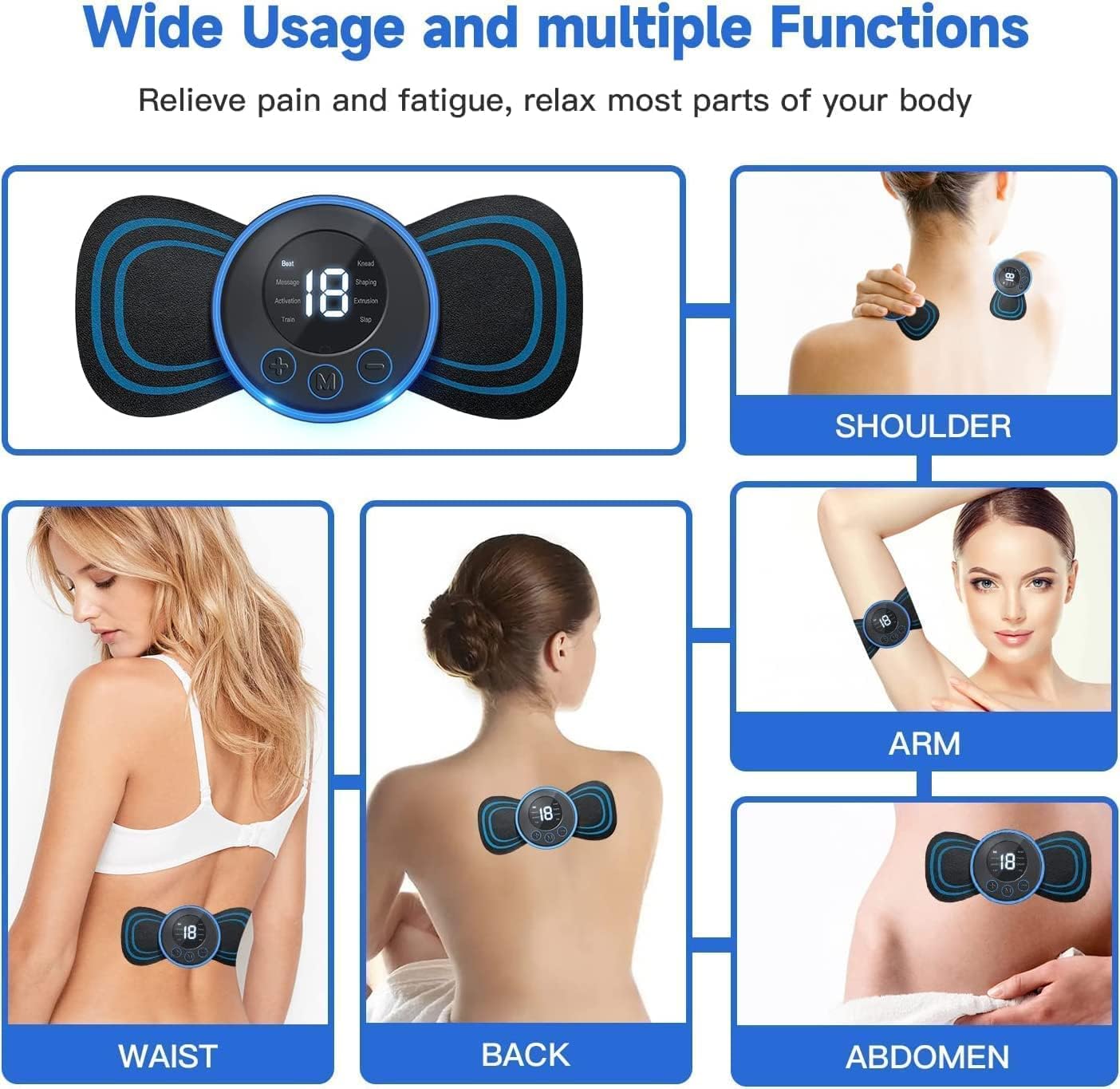 Butterfly Massager Machine for Pain Relief